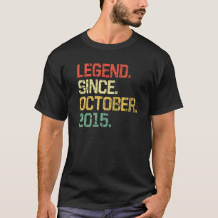 7 års ålder sedan oktober 2015 t shirt