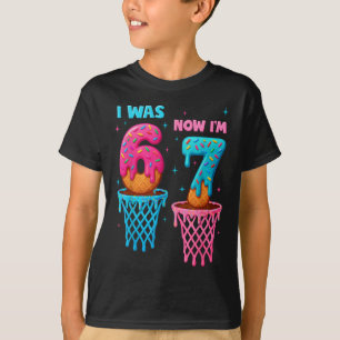 7 Års Födelsedag Jag Var 6 Nu Är Jag 7 67 Meme Rol T Shirt