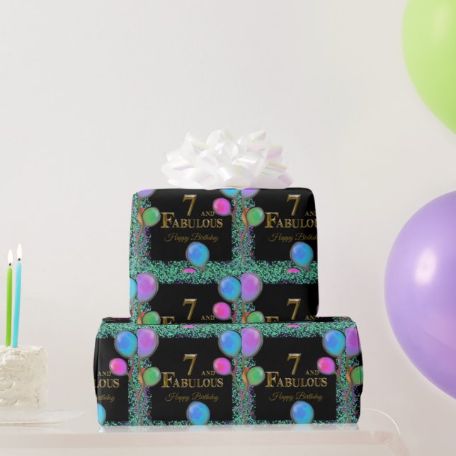 7-års födelsedag  presentpapper (Festgåvor)