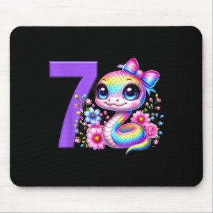 7-års födelsedagsflicka Ormfest Rainbow Coquette B Musmatta