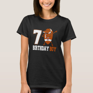 7 års gammal dabbboll 7:e Birthday Boy Tonåringar T Shirt