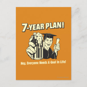 7 års plan: Alla behöver ett mål Vykort