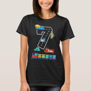 7 års Transport-årsplan för Tåg T Shirt