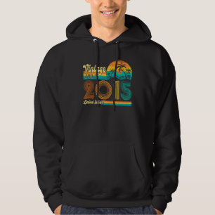7 års Vintage sedan juli 2015 7:e födelsedag Hoodie