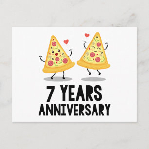 7-årsjubileum 7 år vykort