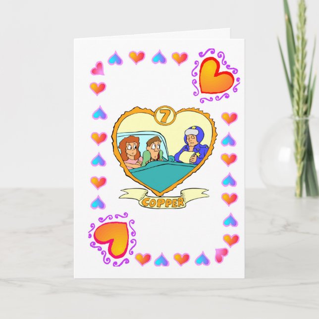 7-årsjubileum - Koppar Kort (Framsida)