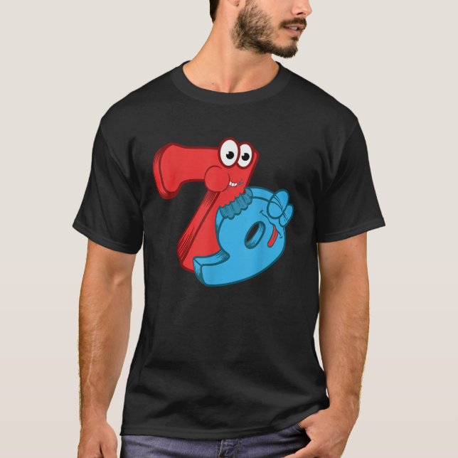 7 Ate 8 9 Funny Math Tshirt T Shirt (Framsida)