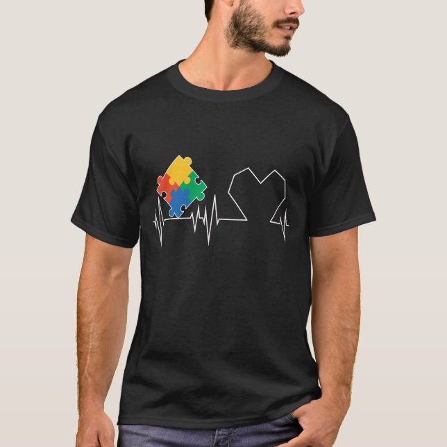 7. autismpussel t shirt (Framsida)
