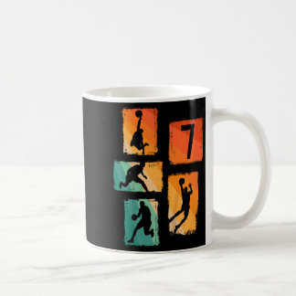 7 Basket 7:e gamla år Spelare Basket Meme Kaffemugg