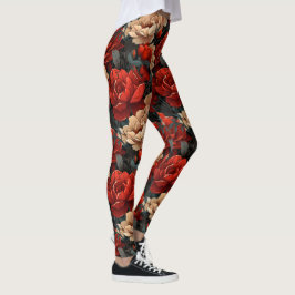#7-Blommönster Leggings
