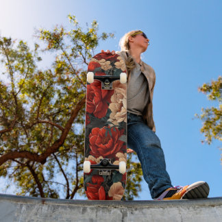#7 Blommönster Skateboard