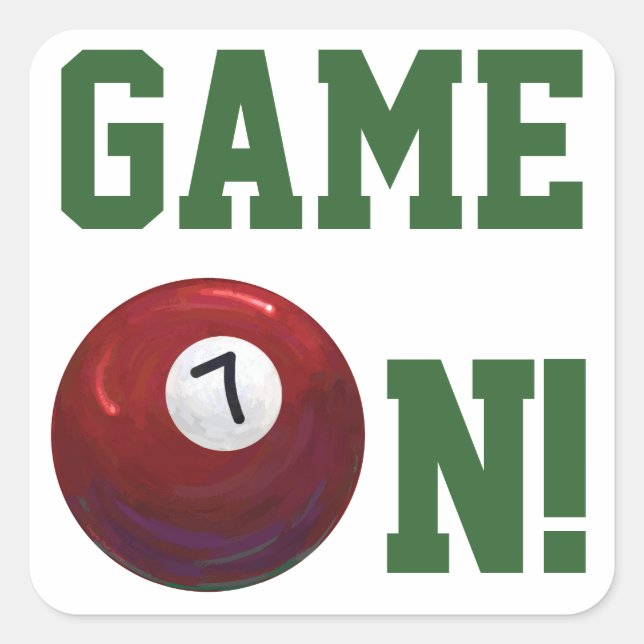 7 BOLL FYRKANTIGT KLISTERMÄRKE (Framsida)