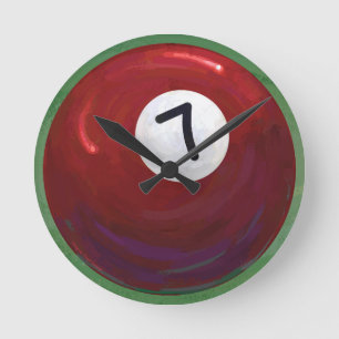 7 Boll Rund Klocka