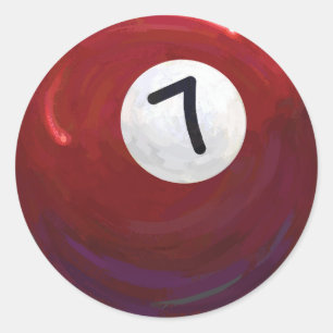 7 BOLL RUNT KLISTERMÄRKE