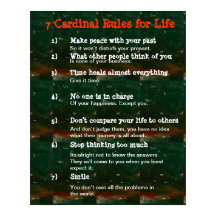 7 Cardinal Rules for LIFE
