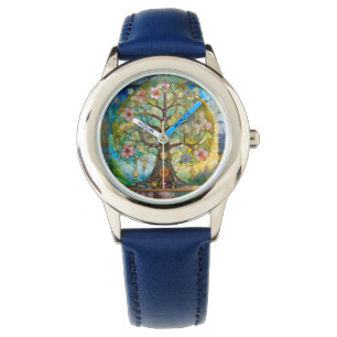7 Chakra Blossoming Livets träd Armbandsur
