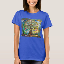 7 Chakra Blossoming Livets träd T Shirt