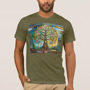 7 Chakra Blossoming Livets träd T Shirt