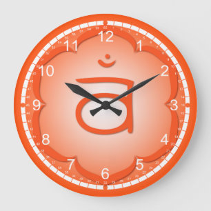 7 Chakra Clocks Stor Klocka
