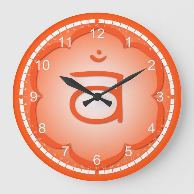 7 Chakra Clocks Stor Klocka (Framsida)