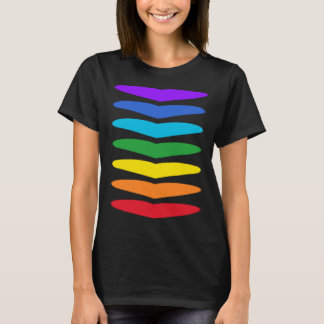 7 Chakra Hjärta Energisystem Chakras Färger Kund T Shirt