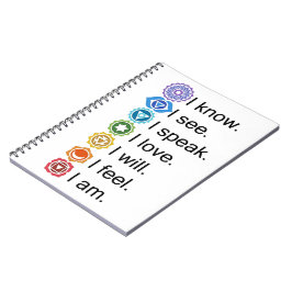7 Chakra Notebook Anteckningsbok