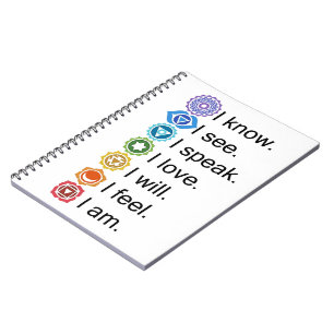 7 Chakra Notebook Anteckningsbok