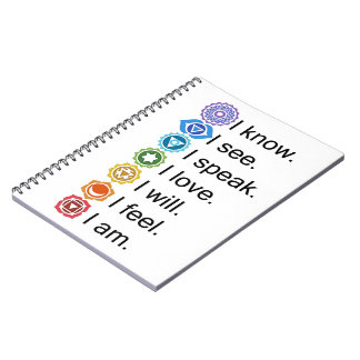 7 Chakra Notebook Anteckningsbok