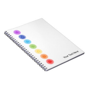 7 Chakra Symbols Anteckningsbok