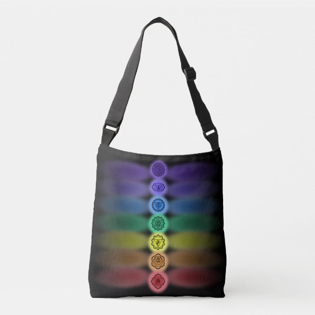 7 chakras crossbody väska (Framsida)