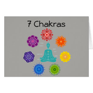7 Chakras Hälsningskort