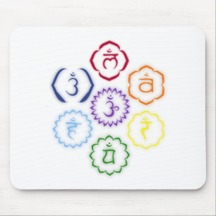 7 Chakras i en cirkla Musmatta