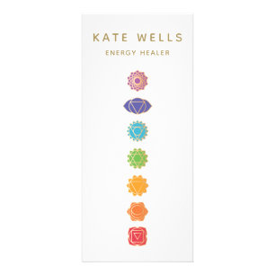 7 Chakras Kundalini Healer Gift-certifikat Reklamkort