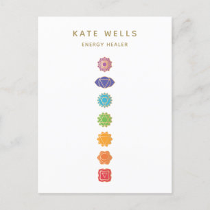 7 Chakras Kundalini Healer Vykort