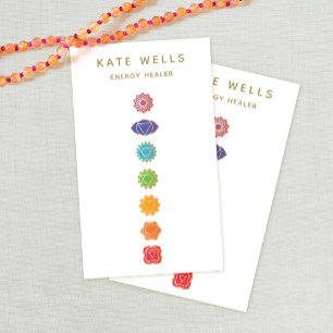 7 Chakras Kundalini Yoga Healer Visitkort