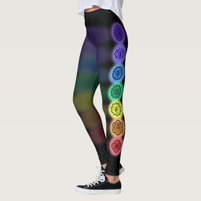 7 chakras-leggings leggings (Vänster)