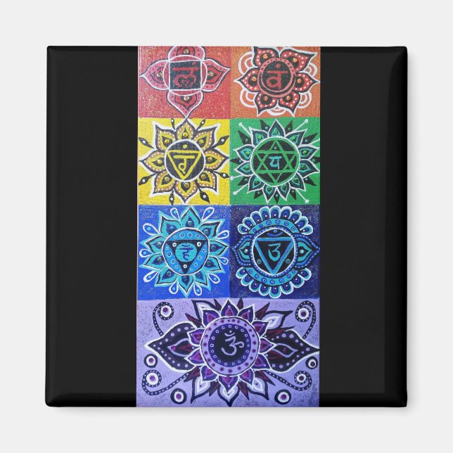7 Chakras Magnet (Framsidan)