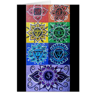7 Chakras Notecard OBS Kort