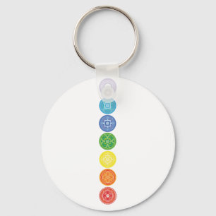 7 Chakras Nyckelring