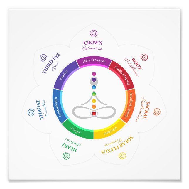 7 Chakras Poster (Framsidan)