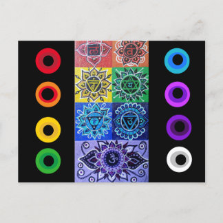 7 Chakras vykort
