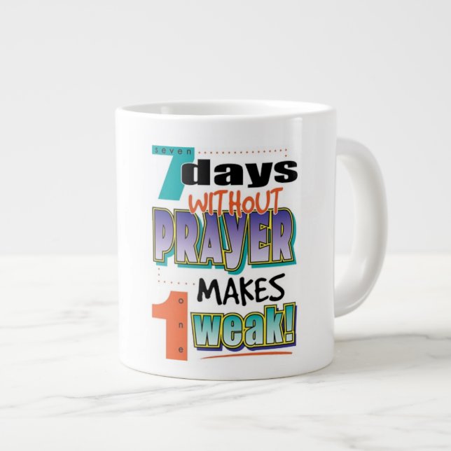 7 dagar - Extra-storkat kaffe mugg Jumbo Mugg (Framsida höger)