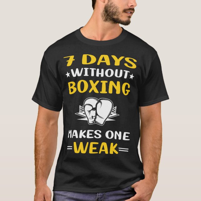7 dagar utan boxing t shirt (Framsida)