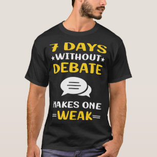 7 dagar utan debatt t shirt