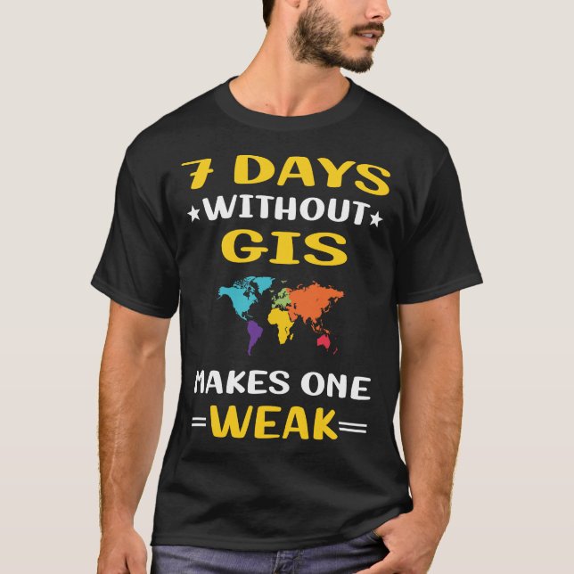 7 dagar utan GIS T Shirt (Framsida)