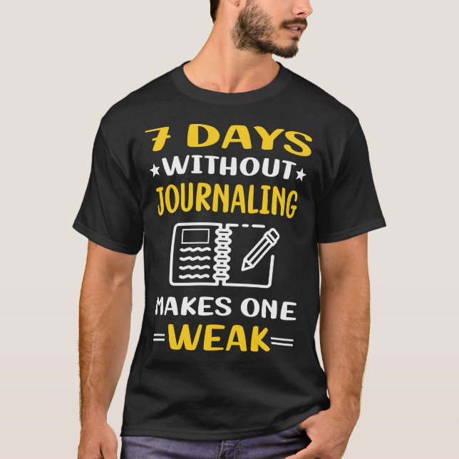 7 dagar utan journalföring t shirt (Framsida)