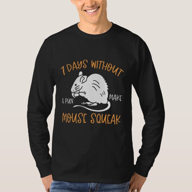 7 dagar utan muskel Mus-kvadrat T Shirt (Framsida)