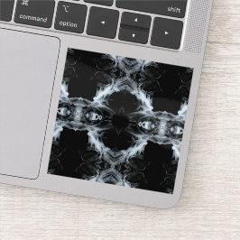 7 Deadly Sins and 7 Contrary Virtues Abstract Art Klistermärken