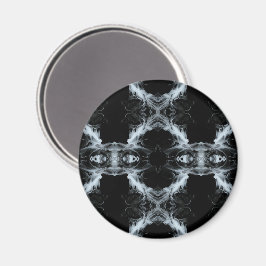 7 Deadly Sins and 7 Contrary Virtues Abstract Art Magnet