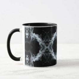 7 Deadly Sins and 7 Contrary Virtues Abstract Art Mugg